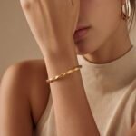 غويشة ذهب عيار 21 الوزن 3.50 جرام