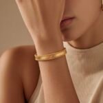 غويشة ذهب عيار 21 الوزن 7.99 جرام