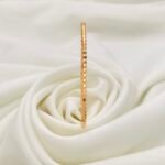 ⁦غويشة ذهب عيار 21 الوزن 5.43 جرام⁩ - الصورة ⁦2⁩