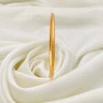 ⁦غويشة ذهب عيار 21 الوزن 6.68 جرام⁩ - الصورة ⁦2⁩