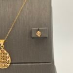 ⁦نصف طقم ذهب عيار 21 وزن 2.90 جرام اختيارك المثالي⁩ - الصورة ⁦4⁩