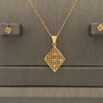 ⁦نصف طقم ذهب عيار 21 الوزن 2.87 جرام⁩ - الصورة ⁦3⁩