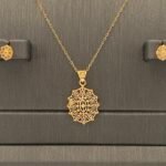 ⁦نصف طقم ذهب عيار 21 وزن 3.15 جرام أناقة فريدة⁩ - الصورة ⁦5⁩