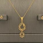 ⁦نصف طقم ذهب عيار 21 وزن 3.82 جرام فخامة تليق بك⁩ - الصورة ⁦5⁩