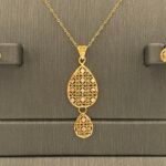 ⁦نصف طقم ذهب عيار 21 وزن 3.20 جرام أناقة ناعمة راقية⁩ - الصورة ⁦5⁩