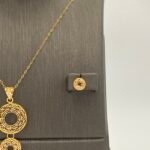 ⁦نصف طقم ذهب عيار 21 وزن 3.45 جرام أناقة يومية مميزة⁩ - الصورة ⁦4⁩