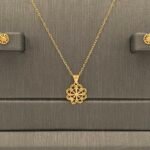 ⁦نصف طقم ذهب عيار 21 الوزن 2.14 جرام⁩ - الصورة ⁦3⁩