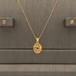 ⁦نصف طقم ذهب عيار 21 الوزن 2.20 جرام⁩ - الصورة ⁦2⁩