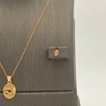 ⁦نصف طقم ذهب عيار 21 الوزن 2.20 جرام⁩ - الصورة ⁦4⁩