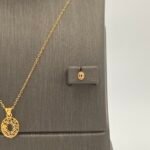 ⁦نصف طقم ذهب عيار 21 الوزن 1.97 جرام⁩ - الصورة ⁦3⁩