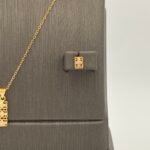 ⁦نصف طقم ذهب عيار 21 الوزن 2.40 جرام⁩ - الصورة ⁦5⁩