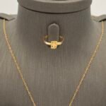 ⁦نصف طقم ذهب عيار 21 الوزن 2.40 جرام⁩ - الصورة ⁦2⁩