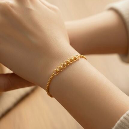 أسواره ذهب عيار 21 وزن 1.30 جرام أناقة بسيطة ساحرة