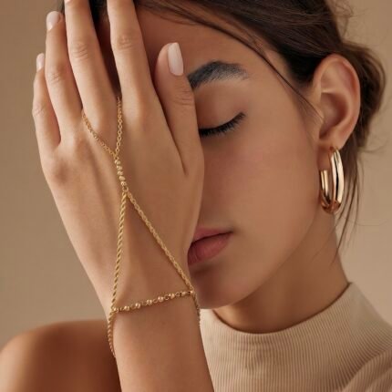 كف ذهب عيار 21 الوزن 2.35 جرام