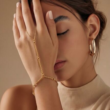 كف ذهب عيار 21 وزن 2.00 جرام لمسة ساحرة