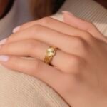 خاتم ذهب عيار 21 الوزن 1.09 جرام