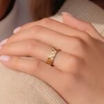 خاتم ذهب عيار 21 الوزن 1.13 جرام