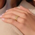 خاتم ذهب عيار 21 الوزن 1.23 جرام