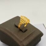 ⁦خاتم ذهب عيار 21 الوزن 0.80 جرام⁩ - الصورة ⁦2⁩