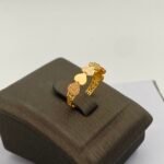 ⁦خاتم ذهب عيار 21 الوزن 0.75 جرام⁩ - الصورة ⁦3⁩