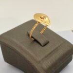 ⁦خاتم ذهب عيار 21 الوزن 1.33 جرام⁩ - الصورة ⁦3⁩