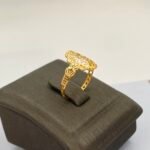 ⁦خاتم ذهب عيار 21 الوزن 0.73 جرام⁩ - الصورة ⁦3⁩