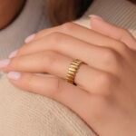 خاتم ذهب عيار 21 الوزن 2.26 جرام