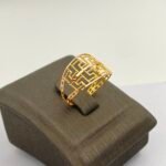 ⁦خاتم ذهب عيار 21 الوزن 1.00 جرام⁩ - الصورة ⁦3⁩