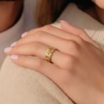 خاتم ذهب عيار 21 الوزن 0.94 جرام