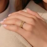 خاتم ذهب عيار 21