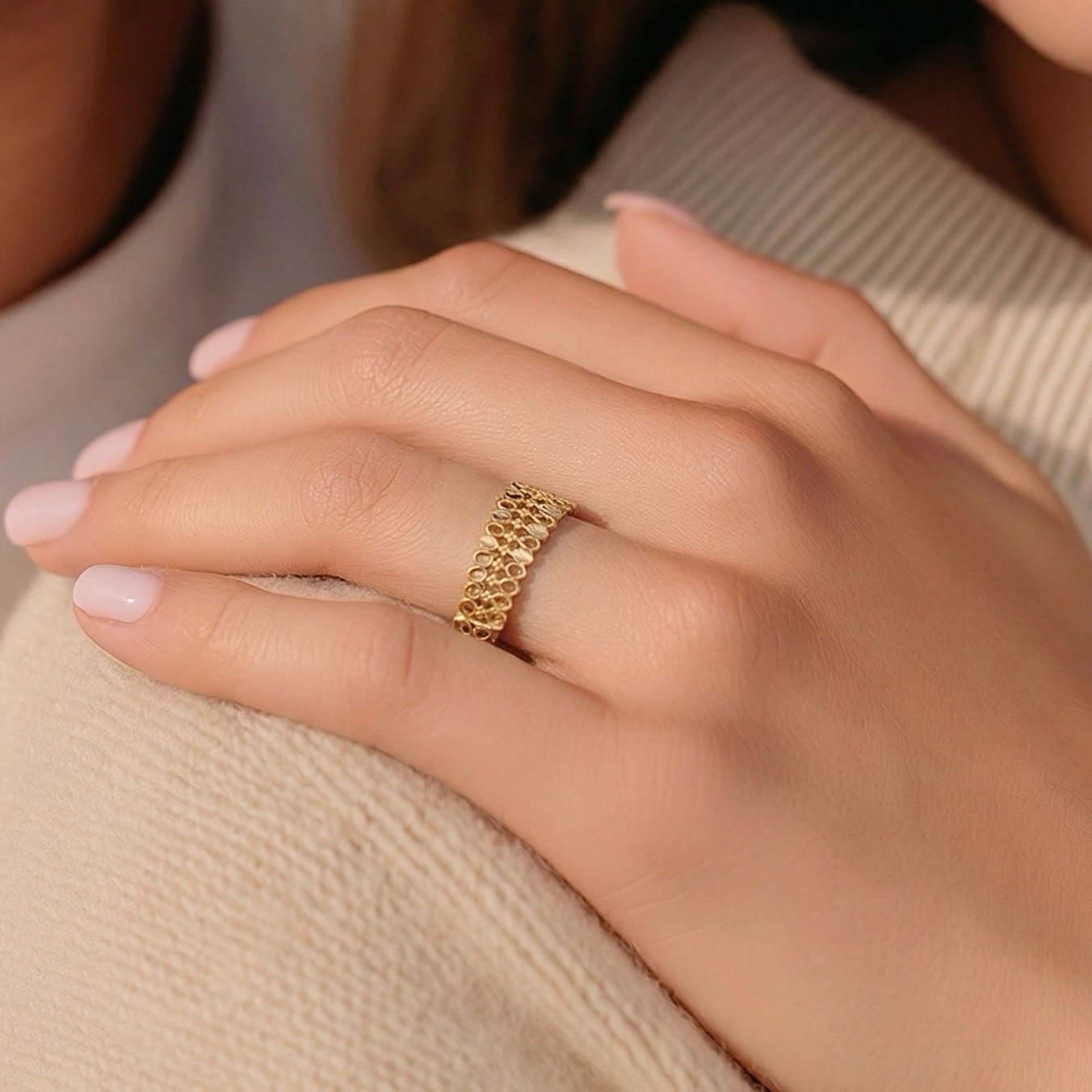 img_5790 خاتم ذهب عيار 21 - الصورة 1