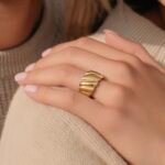 خاتم ذهب عيار 21 الوزن 1.95 جرام