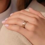 خاتم ذهب عيار 21 الوزن 1.15 جرام