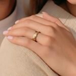 خاتم ذهب عيار 21 الوزن 1.31 جرام