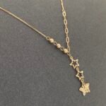 ⁦عقد ذهب عيار 18 الوزن 0.90 جرام⁩ - الصورة ⁦2⁩