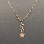 ⁦عقد ذهب عيار 18 الوزن 0.90 جرام⁩ - الصورة ⁦3⁩