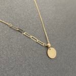 ⁦عقد ذهب عيار 18 الوزن 0.97 جرام⁩ - الصورة ⁦5⁩