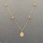 ⁦عقد ذهب عيار 18 الوزن 0.88 جرام⁩ - الصورة ⁦4⁩