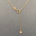 ⁦عقد ذهب عيار 18 الوزن 0.88 جرام⁩ - الصورة ⁦2⁩