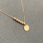 ⁦عقد ذهب عيار 18 الوزن 0.94 جرام⁩ - الصورة ⁦5⁩