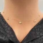 ⁦عقد ذهب عيار 18 الوزن 1.05 جرام⁩ - الصورة ⁦2⁩