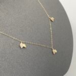 ⁦عقد ذهب عيار 18 الوزن 1.05 جرام⁩ - الصورة ⁦5⁩