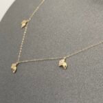 ⁦عقد ذهب عيار 18 الوزن 1.05 جرام⁩ - الصورة ⁦6⁩