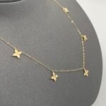 ⁦عقد ذهب عيار 18 الوزن 1.28 جرام⁩ - الصورة ⁦5⁩