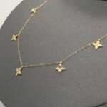 ⁦عقد ذهب عيار 18 الوزن 1.28 جرام⁩ - الصورة ⁦6⁩