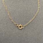 ⁦عقد ذهب عيار 18 الوزن 1.28 جرام⁩ - الصورة ⁦2⁩