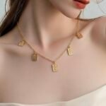 عقد تشوكر ذهب عيار 21 الوزن 0.64 جرام