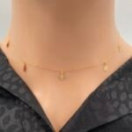 ⁦تشوكر ذهب عيار 21 الوزن 0.66 جرام⁩ - الصورة ⁦2⁩