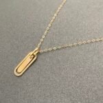 ⁦عقد ذهب عيار 18 الوزن 1.16 جرام⁩ - الصورة ⁦5⁩