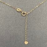 ⁦عقد ذهب عيار 18 الوزن 1.16 جرام⁩ - الصورة ⁦3⁩